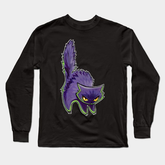 Purple hiss Long Sleeve T-Shirt by BiancaRomanStumpff